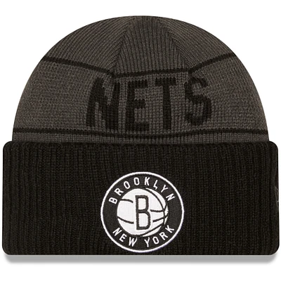 Men's New Era Black Brooklyn Nets Reversible - Cuffed Knit Hat