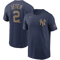 Men's Nike Derek Jeter Navy New York Yankees Name & Number T-Shirt