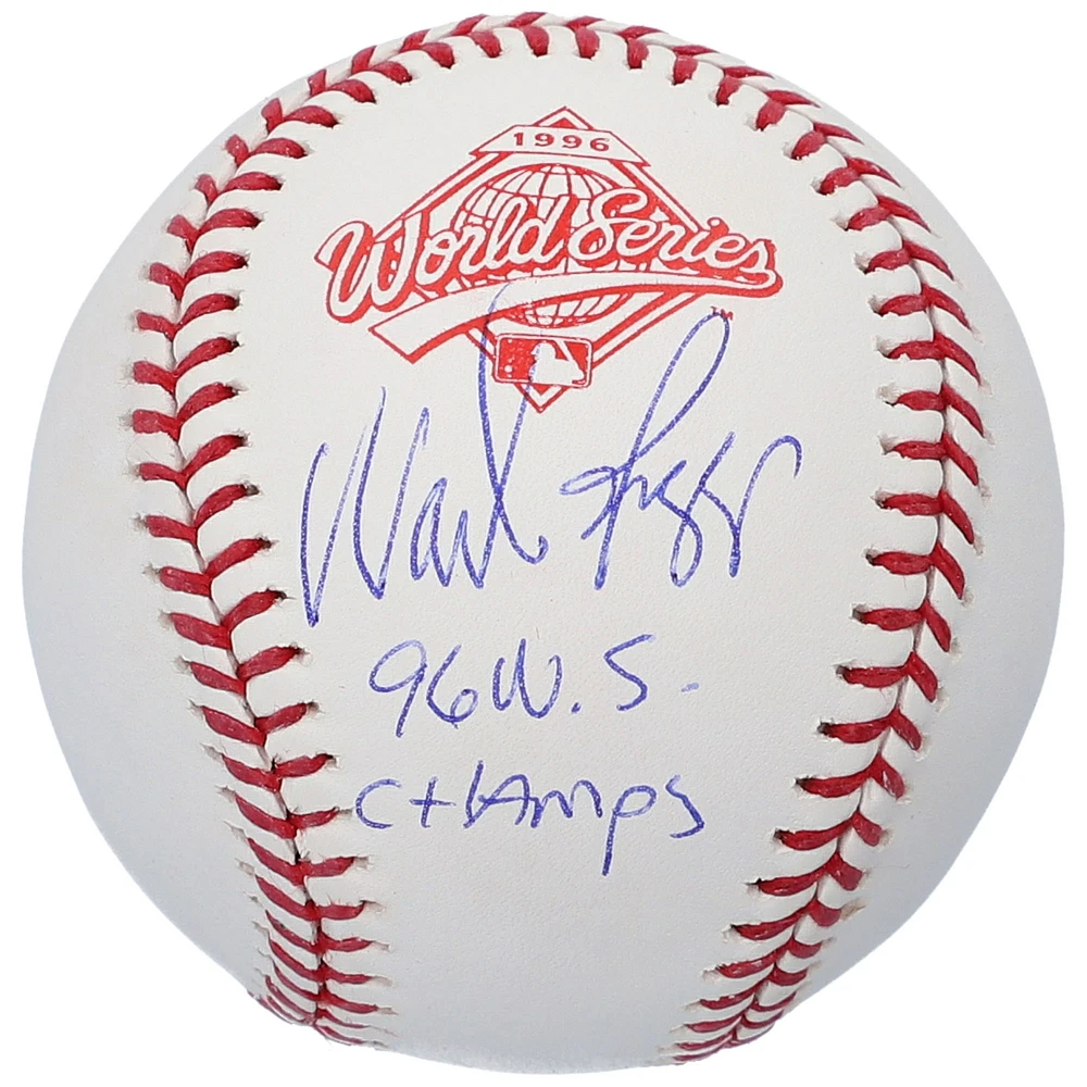 Wade Boggs New York Yankees Autographed 1996 World Series Baseball with "96 W.S. Champs" Inscription