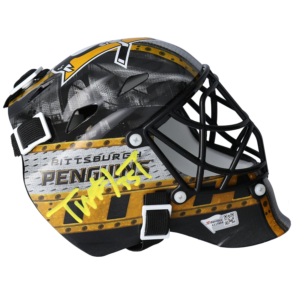 Tristan Jarry Pittsburgh Penguins Autographed Mini Goalie Mask