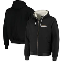 Men's Dunbrooke Black Jacksonville Jaguars Craftsman Thermal-Lined Full-Zip Hoodie