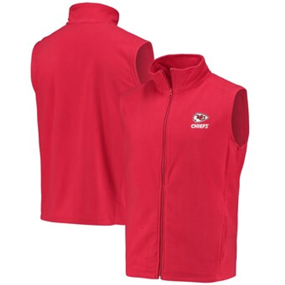 Men's Red Kansas City Chiefs Houston Fleece Full-Zip Vest