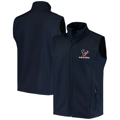 Men's Dunbrooke Navy Houston Texans Circle Archer Softshell Full-Zip Vest