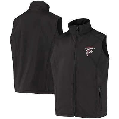 Men's Dunbrooke Black Atlanta Falcons Circle Archer Softshell Full-Zip Vest