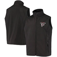 Men's Dunbrooke Black Atlanta Falcons Circle Archer Softshell Full-Zip Vest