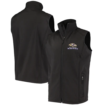 Men's Dunbrooke Black Baltimore Ravens Circle Archer Softshell Full-Zip Vest