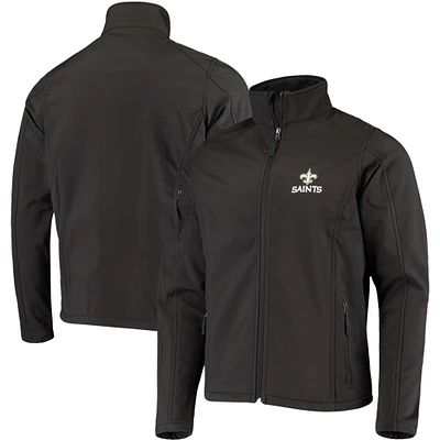 Men's Dunbrooke Black New Orleans Saints Sonoma Softshell Full-Zip Jacket