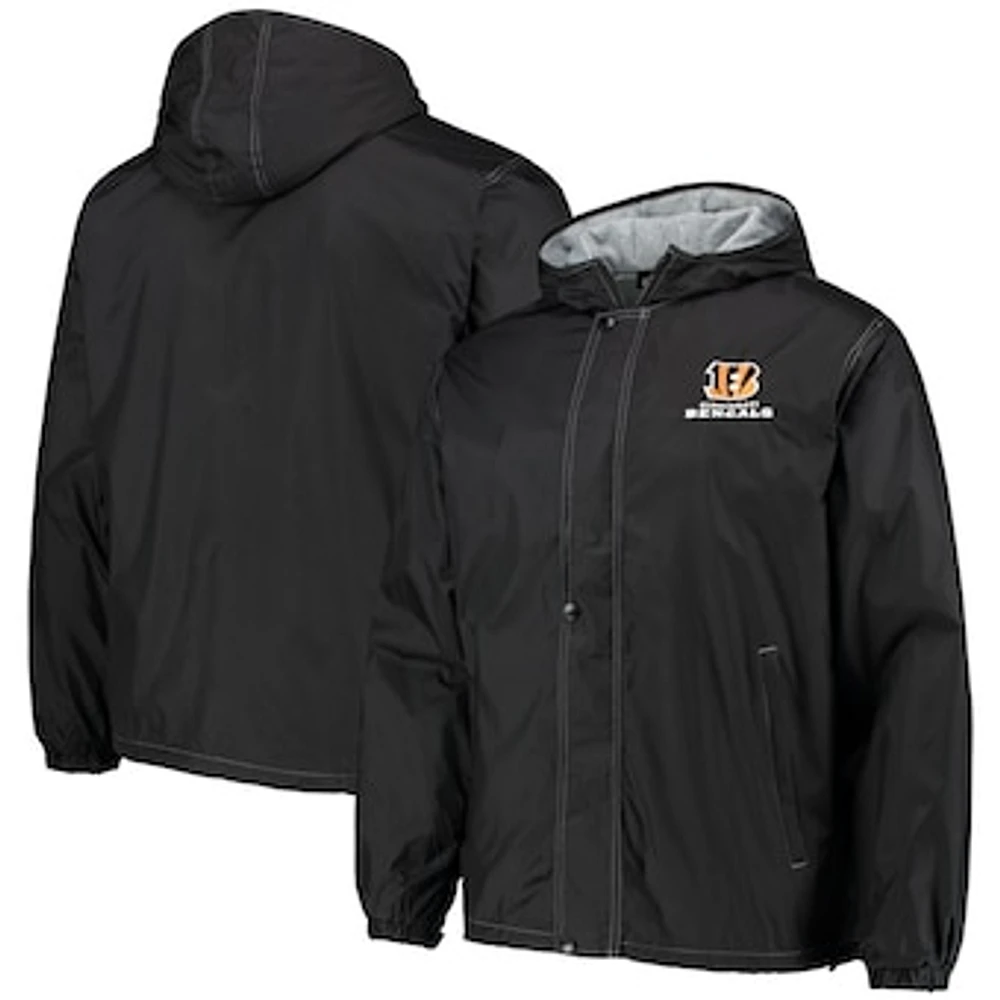 Men's Dunbrooke Black Cincinnati Bengals Logo Legacy Stadium Full-Zip Jacket