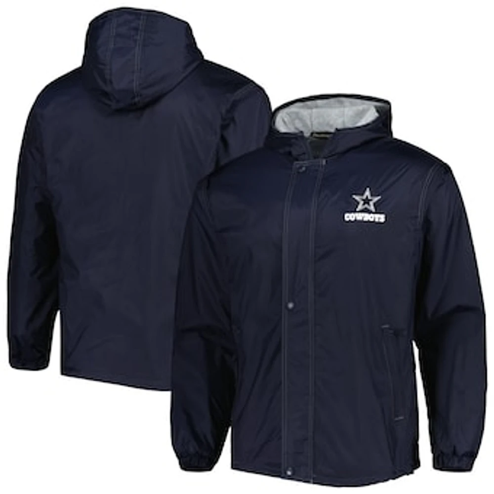 Men's Dunbrooke Navy Dallas Cowboys Logo Legacy Stadium Full-Zip Jacket