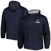 Men's Dunbrooke Navy Dallas Cowboys Logo Legacy Stadium Full-Zip Jacket