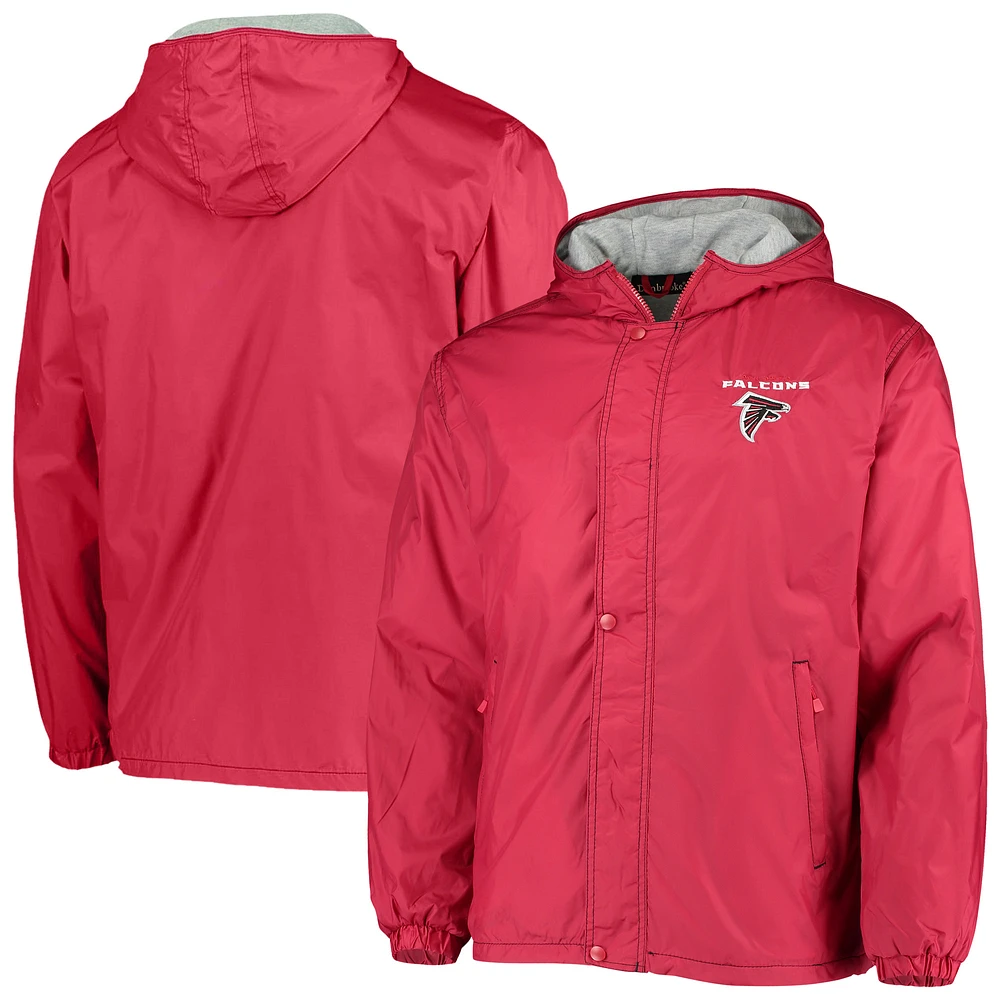 Men's Dunbrooke Red Atlanta Falcons Logo Legacy Stadium Full-Zip Jacket