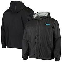 Men's Dunbrooke Black Carolina Panthers Logo Legacy Stadium Full-Zip Jacket