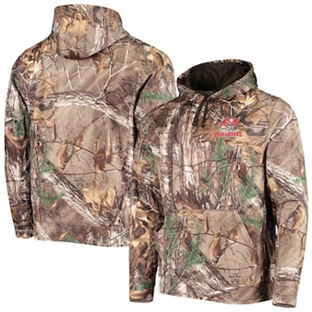 Men's Dunbrooke Realtree Camo Tampa Bay Buccaneers Circle Champion Tech Fleece Pullover Hoodie