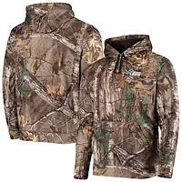 Men's Dunbrooke Realtree Camo Detroit Lions Circle Champion Tech Fleece Pullover Hoodie