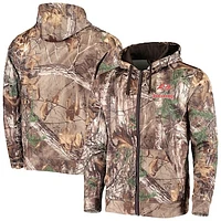 Men's Dunbrooke Realtree Camo Tampa Bay Buccaneers Trophy Tech Fleece Full-Zip Hoodie