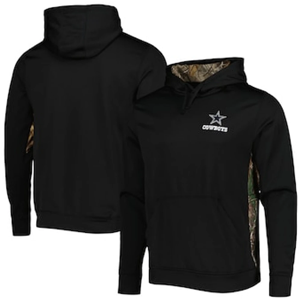 Men's Black/Realtree Camo Dallas Cowboys Logo Ranger Pullover Hoodie