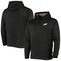 Men's Dunbrooke Black/Realtree Camo Philadelphia Eagles Logo Ranger Pullover Hoodie