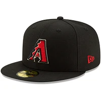 Youth New Era Black Arizona Diamondbacks Authentic Collection On-Field Primary Logo 59FIFTY Fitted - Hat