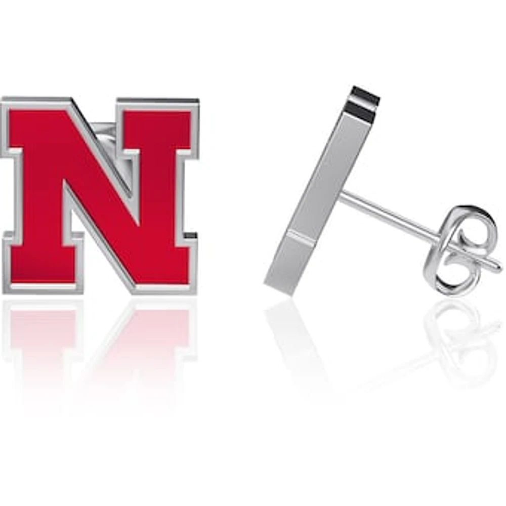 Dayna Designs Nebraska Huskers Enamel Post Earrings