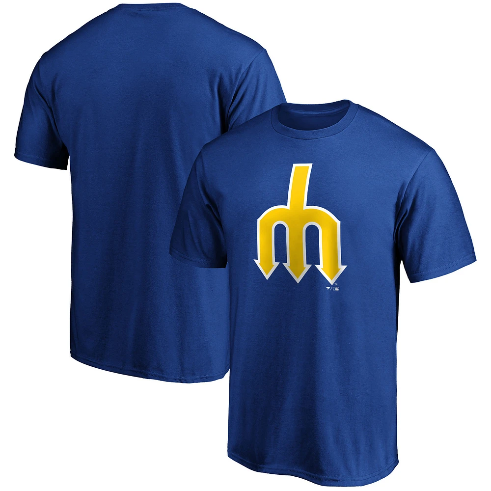 Men's Fanatics Royal Seattle Mariners Cooperstown Collection Forbes Team T-Shirt