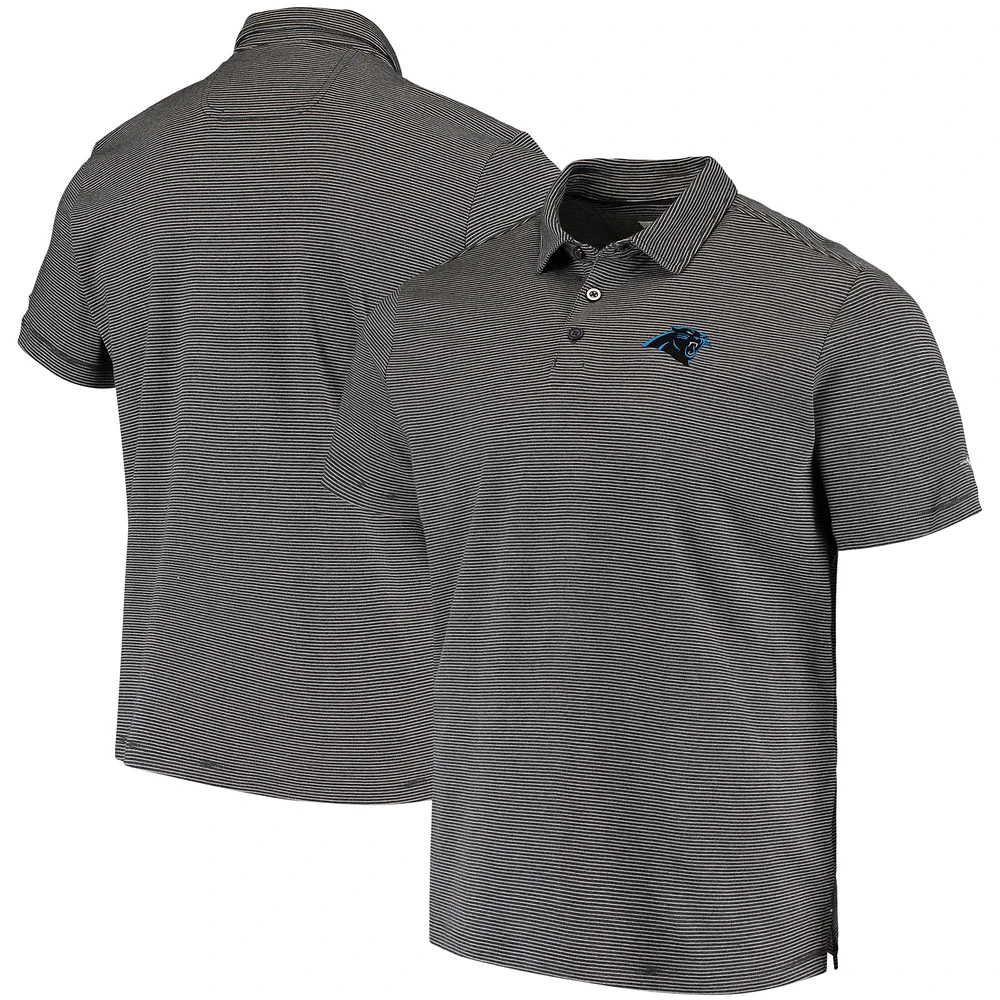 Men's Tommy Bahama Black Carolina Panthers Sport Pacific Shore Polo