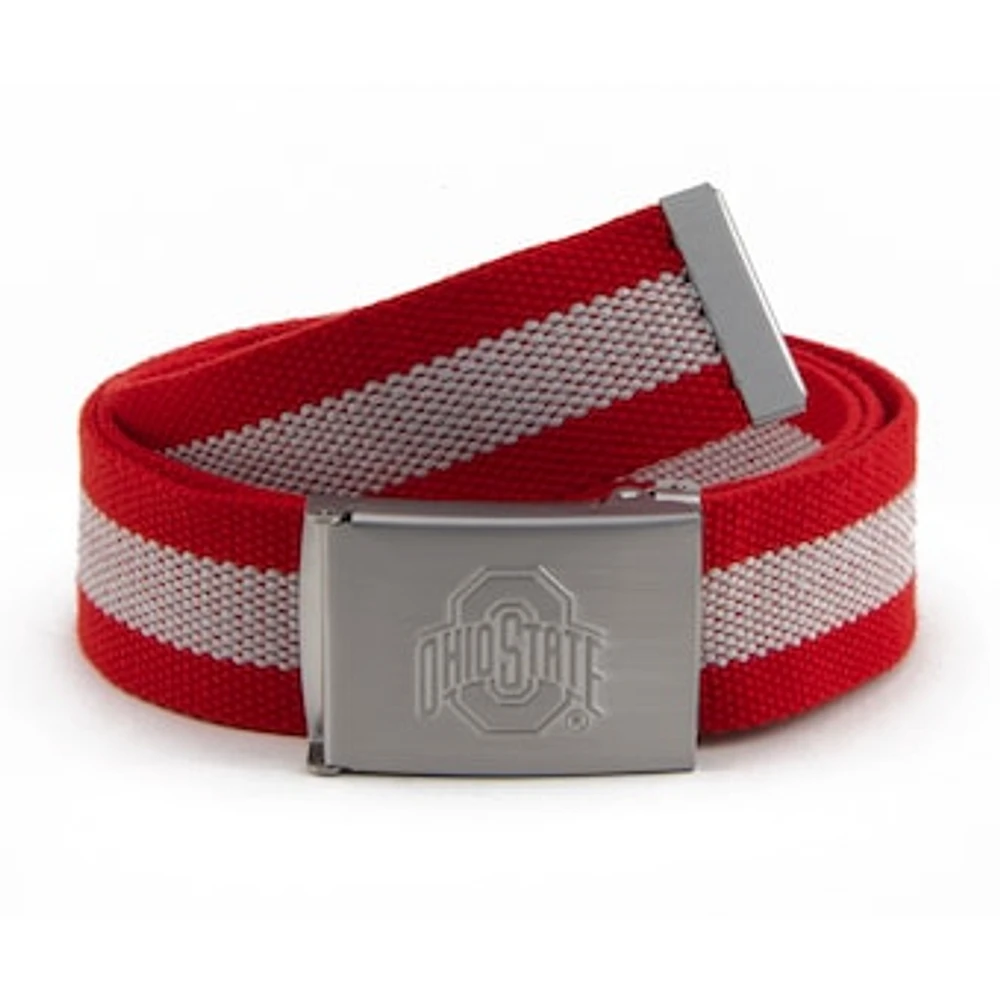 Men's Ohio State Buckeyes Fabric Belt