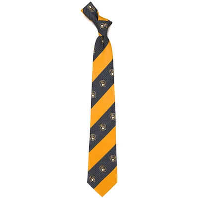 Men's Milwaukee Brewers Geo Stripe Tie