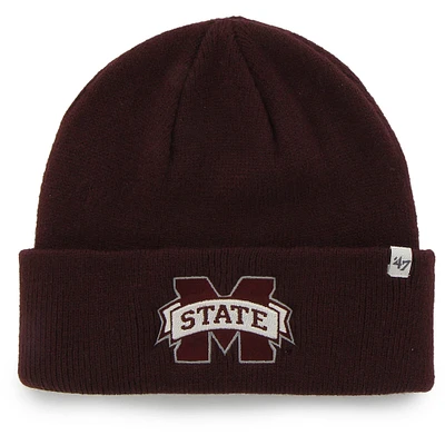 Men's '47 Maroon Mississippi State Bulldogs Core Cuffed Knit Hat