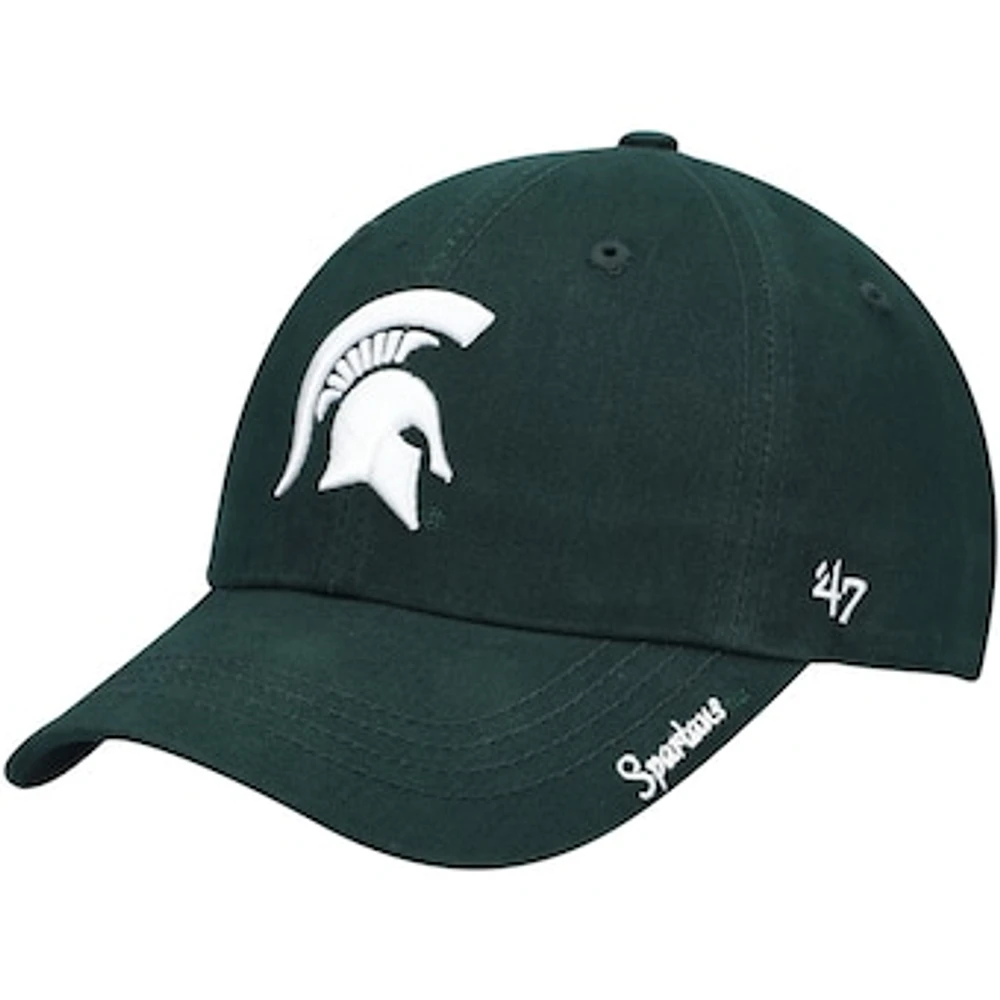 Women's '47 Green Michigan State Spartans Miata Clean Up Logo Adjustable Hat