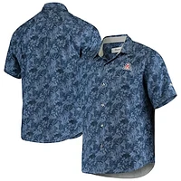 Men's Tommy Bahama Navy Arizona Wildcats Sport Jungle Shade Camp Button-Up Shirt