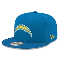 Men's New Era Blue Los Angeles Chargers Basic 9FIFTY Adjustable Snapback Hat