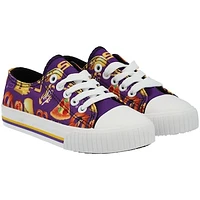 Youth FOCO LSU Tigers Food Print Low Top Canvas Sneakers