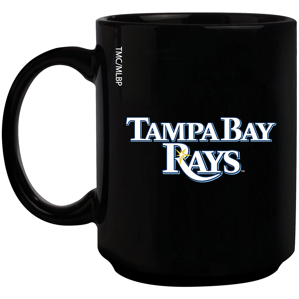 Black Tampa Bay Rays 15oz. Primary Logo Mug