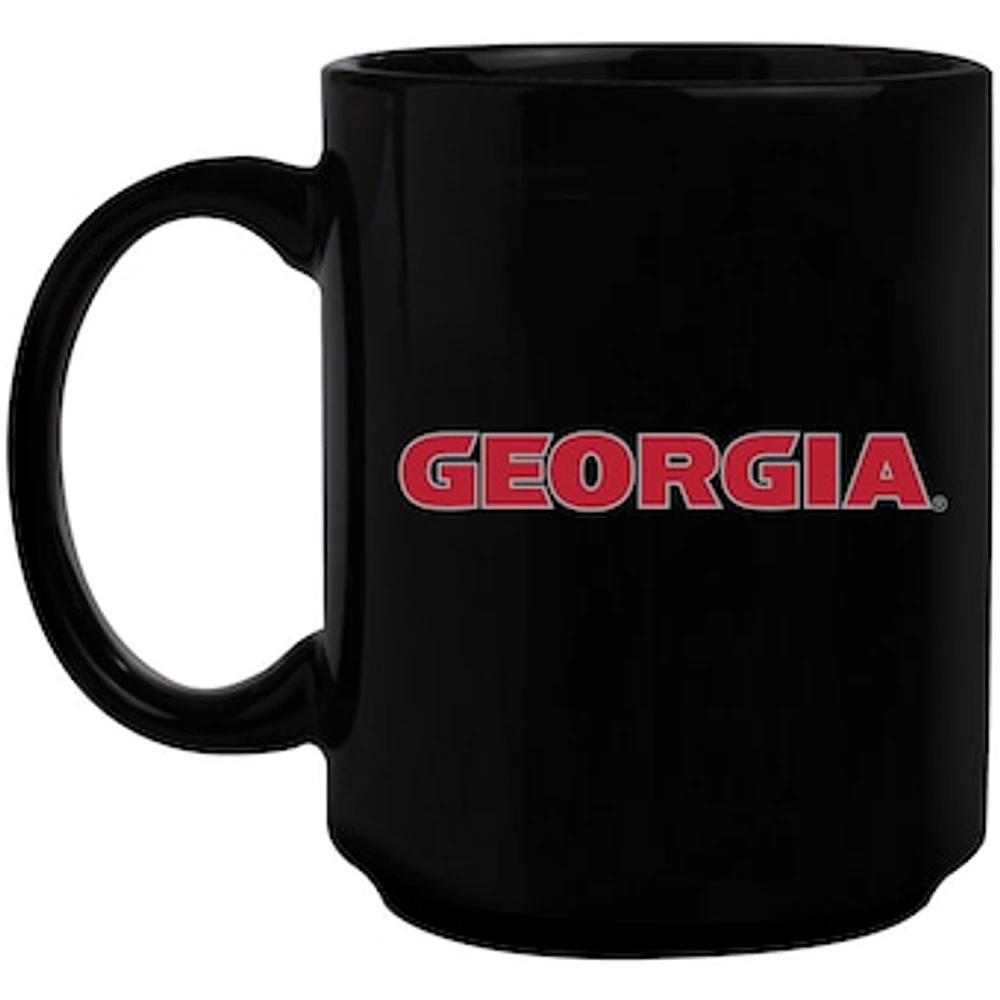 Black Georgia Bulldogs 15oz. Primary Logo Mug