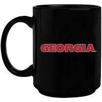 Black Georgia Bulldogs 15oz. Primary Logo Mug