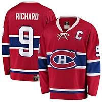 Men's Fanatics Maurice Richard Red Montreal Canadiens Premier Breakaway Retired - Player Jersey