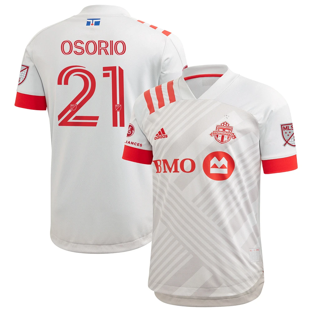 Men's adidas Jonathan Osorio Gray Toronto FC 2020 TFC Unity - Authentic Player Jersey