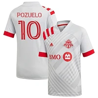 Youth adidas Alejandro Pozuelo Gray Toronto FC 2020 TFC Unity - Replica Player Jersey