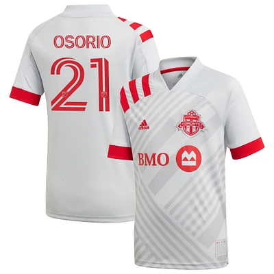 Youth adidas Jonathan Osorio Gray Toronto FC 2020 TFC Unity - Replica Player Jersey