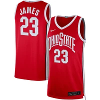 Men's Nike LeBron James Scarlet Ohio State Buckeyes Alumni Player Limited Basketball Jersey