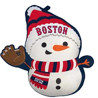 Boston Red Sox Holiday Snowman Plushlete Pillow