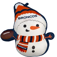 Denver Broncos Holiday Snowman Plushlete Pillow