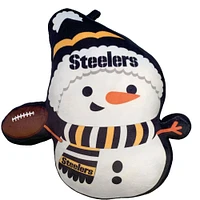 Pittsburgh Steelers Holiday Snowman Plushlete Pillow