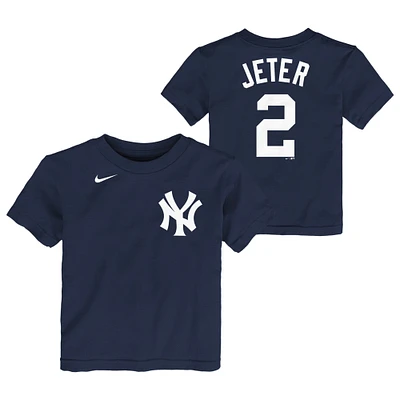 Toddler Nike Derek Jeter Navy New York Yankees Player Name & Number T-Shirt