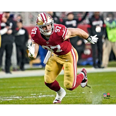 Nick Bosa San Francisco 49ers Unsigned NFC Championship Photograph