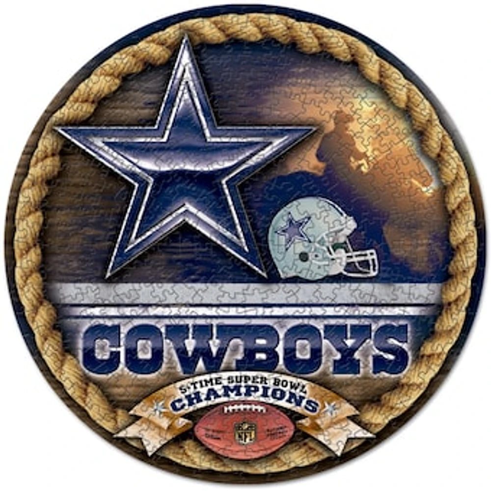 WinCraft Dallas Cowboys Round 500-Piece Puzzle