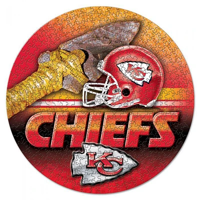 WinCraft Kansas City Chiefs Round 500-Piece Puzzle