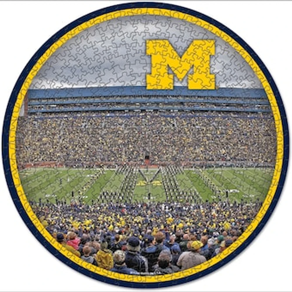 WinCraft Michigan Wolverines Round 500-Piece Puzzle