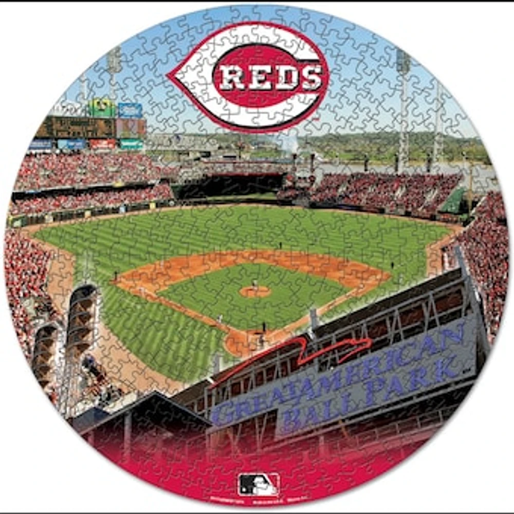 WinCraft Cincinnati Reds Round 500-Piece Puzzle