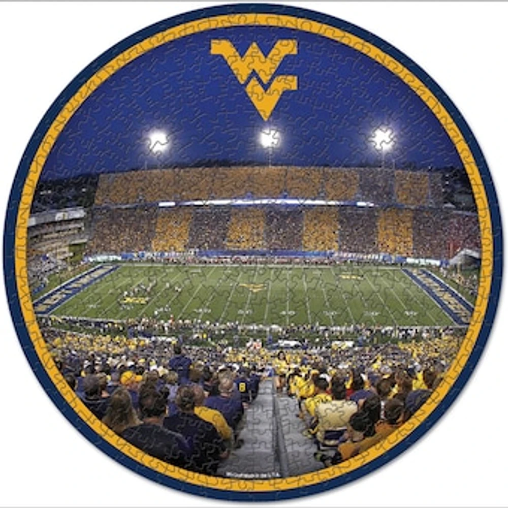 WinCraft West Virginia Mountaineers Round 500-Piece Puzzle